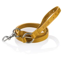 B Wilde Collection - Set Domino - Tuscany Yellow - Collar & Leash - Domino Collection - Leather Collar - High Quality Luxury - Avvenice
