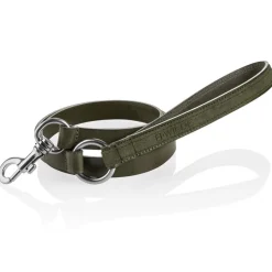B Wilde Collection - Tango Leash - Olive - Tango Collection - Leather Leash - High Quality Luxury - Avvenice