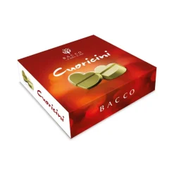 Bacco - Tipicità al Pistacchio - Cuoricini - Pistachio Chocolate Pralines - Sicilian Chocolates - Artisan Chocolate - 55 g - Avvenice