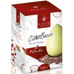 Bacco - Tipicità al Pistacchio - CiokkoBacco Pistachio Egg - Pistachio Chocolate - Artisan Egg - 300 g - Avvenice