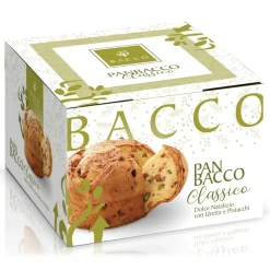 Bacco - Tipicità al Pistacchio - Classic Panettone Without Candied with Raisins and Pistachios - Artisan Panettone - 750 g - Avvenice