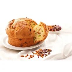 Bacco - Tipicità al Pistacchio - Classic Panettone Without Candied with Raisins and Pistachios - Artisan Panettone - 750 g - Avvenice