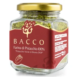 Bacco - Tipicità al Pistacchio - Bronte Pistachio Flour P.D.O. - Dried Fruit - 100 g - Avvenice