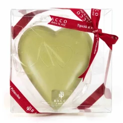 Bacco - Tipicità al Pistacchio - Heart CiokkoBacco - Pistachio White Chocolate Bunny - Artisan Chocolate - 150 g - Avvenice