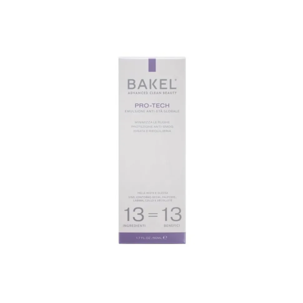 Bakel - Pro-Tech - Ultimate Anti-Ageing Emulsion - Mixed and Oily Skin - Anti-Ageing - 50 ml - Luxury Cosmetics - Avvenice