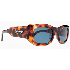 Balenciaga - Blow Rectangle Sunglasses - Havana - Sunglasses - Balenciaga Eyewear - Avvenice