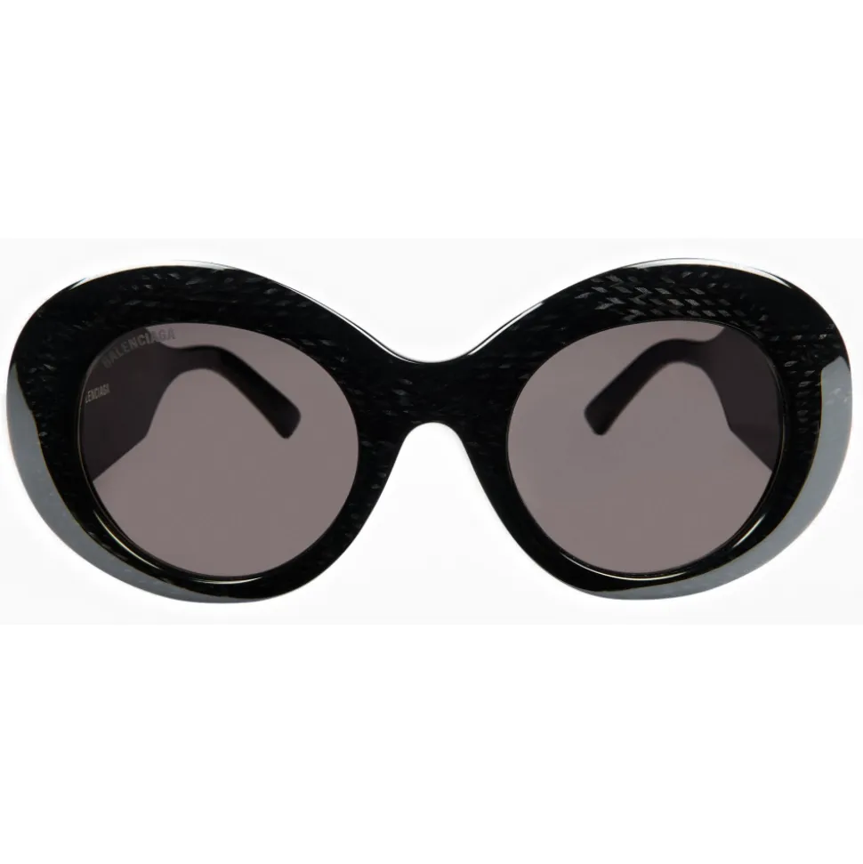 Balenciaga - Blow Round Sunglasses - Black - Sunglasses - Balenciaga Eyewear - Avvenice