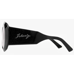 Balenciaga - Blow Round Sunglasses - Black - Sunglasses - Balenciaga Eyewear - Avvenice
