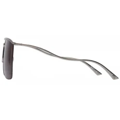 Balenciaga - Curve Navigator Sunglasses - Silver Brown - Sunglasses - Balenciaga Eyewear - Avvenice