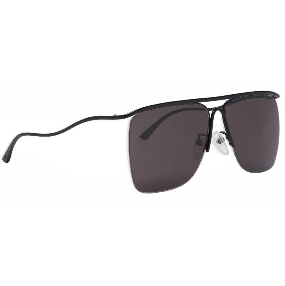 Balenciaga - Curve Navigator Sunglasses - Black - Sunglasses - Balenciaga Eyewear - Avvenice