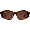 Balenciaga - Cut Square Sunglasses - Havana - Sunglasses - Balenciaga Eyewear - Avvenice