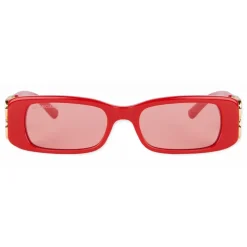 Balenciaga - Dynasty Rectangle Sunglasses - Red - Sunglasses - Balenciaga Eyewear - Avvenice