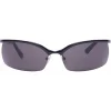 Balenciaga - Fire Rectangle Sunglasses - Black - Sunglasses - Balenciaga Eyewear - Avvenice
