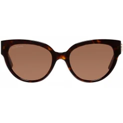 Balenciaga - Flat Butterfly Sunglasses - Cognac Brown - Sunglasses - Balenciaga Eyewear - Avvenice