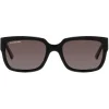 Balenciaga - Flat D-Frame Sunglasses - Black - Sunglasses - Balenciaga Eyewear - Avvenice