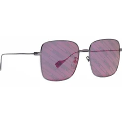 Balenciaga - Ghost Square Sunglasses - Silver Pink - Sunglasses - Balenciaga Eyewear - Avvenice