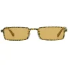 Balenciaga - Graphic Rectangle Sunglasses - Yellow Zebra - Sunglasses - Balenciaga Eyewear - Avvenice