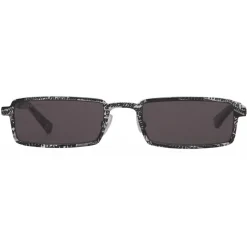 Balenciaga - Graphic Rectangle Sunglasses - Grey Zebra - Sunglasses - Balenciaga Eyewear - Avvenice