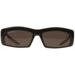 Balenciaga - Hybrid Rectangle Sunglasses - Black White - Sunglasses - Balenciaga Eyewear - Avvenice