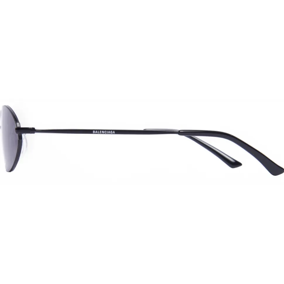 Balenciaga - Invisible Oval Sunglasses - Light Grey - Sunglasses - Balenciaga Eyewear - Avvenice