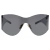 Balenciaga - Mask Round Sunglasses - Black - Sunglasses - Balenciaga Eyewear - Avvenice