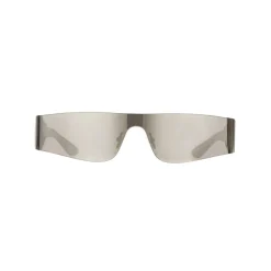 Balenciaga - Mono Rectangle Sunglasses - Silver - Sunglasses - Balenciaga Eyewear - Avvenice