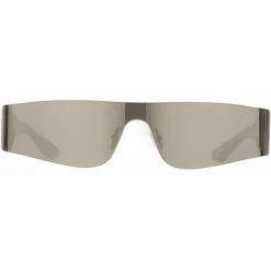 Balenciaga - Mono Rectangle Sunglasses - Silver - Sunglasses - Balenciaga Eyewear - Avvenice