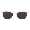Balenciaga - Rim Rectangle Sunglasses - White - Sunglasses - Balenciaga Eyewear - Avvenice