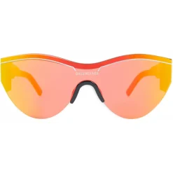 Balenciaga - Ski Cat Sunglasses - Adjusted Fit - Black Red - Sunglasses - Balenciaga Eyewear - Avvenice