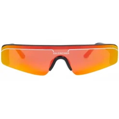 Balenciaga - Ski Cat Sunglasses - Black Red - Sunglasses - Balenciaga Eyewear - Avvenice