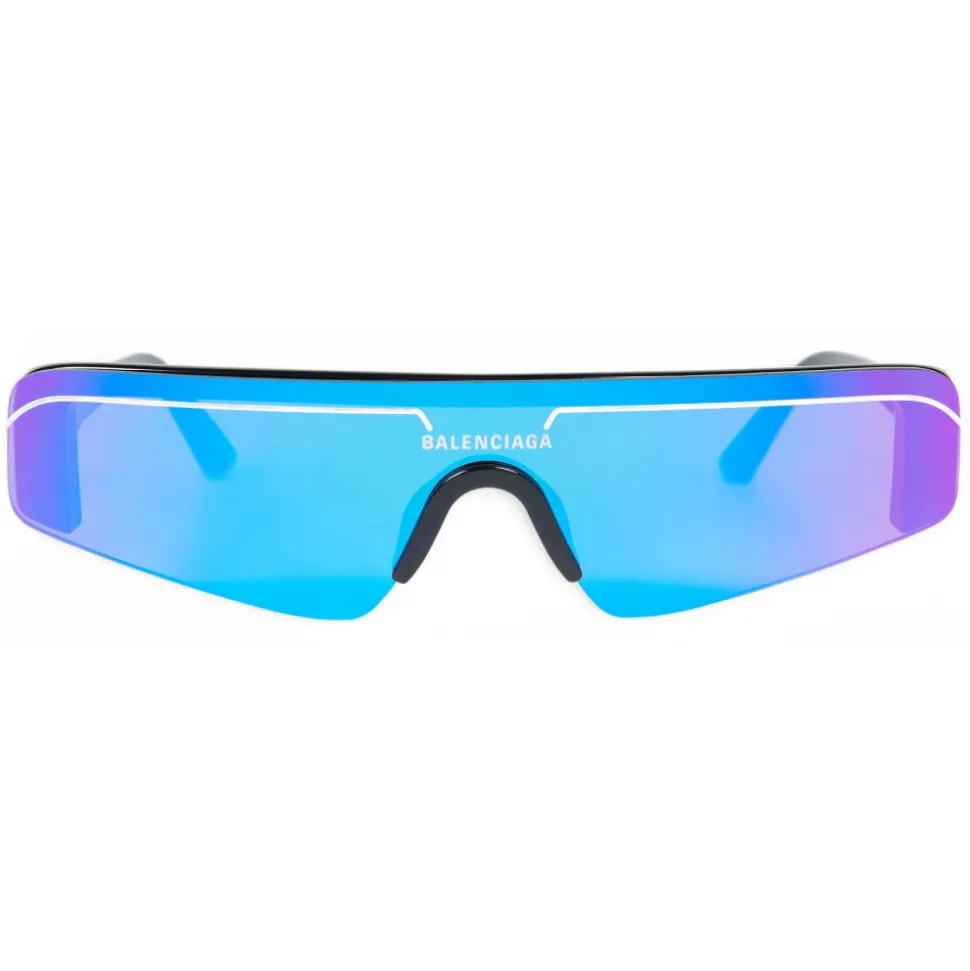 Balenciaga - Ski Cat Sunglasses - Black Blue - Sunglasses - Balenciaga Eyewear - Avvenice