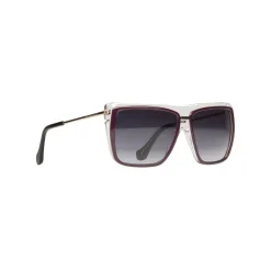 Balenciaga - Square Sunglasses Black Bordeaux with Brown Lenses - Sunglasses - Balenciaga Eyewear - Avvenice