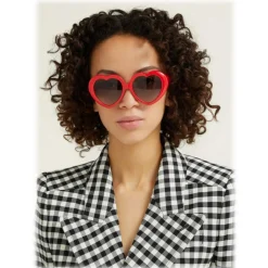 Balenciaga - Susi Heart Sunglasses - Red - Sunglasses - Balenciaga Eyewear - Avvenice
