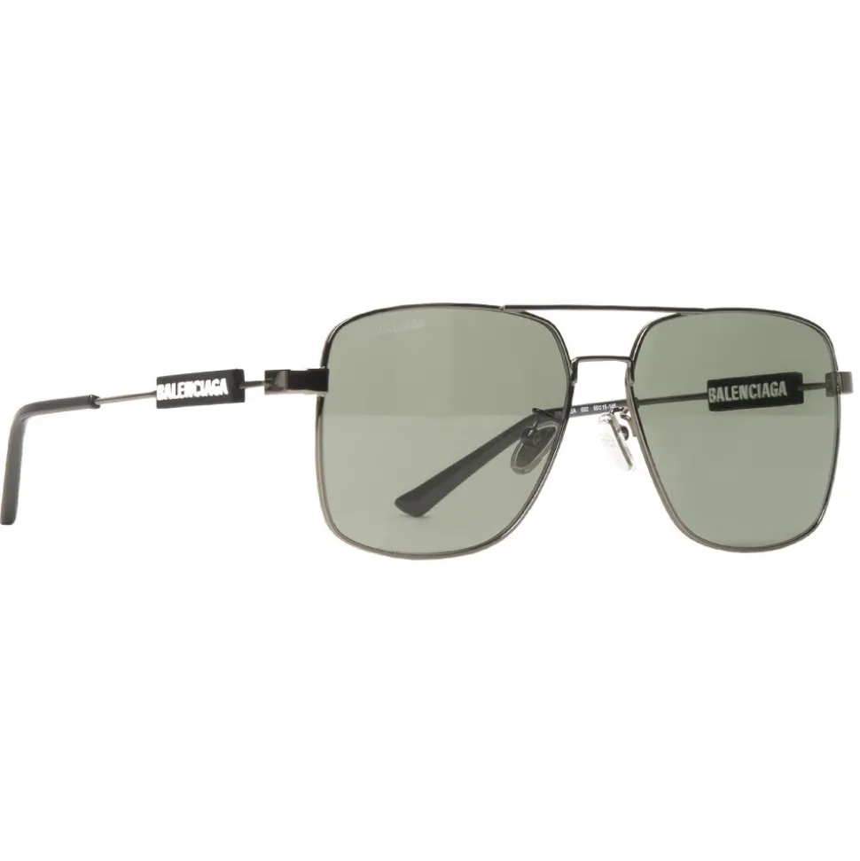 Balenciaga - Tag Navigator Sunglasses - Khaki - Sunglasses - Balenciaga Eyewear - Avvenice