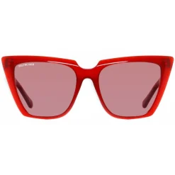 Balenciaga - Tip Cat Sunglasses - Red Havana - Sunglasses - Balenciaga Eyewear - Avvenice