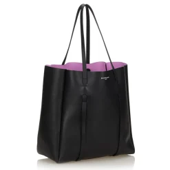 Balenciaga Vintage - Everyday Tote Bag - Black - Leather Handbag - Luxury High Quality - Avvenice