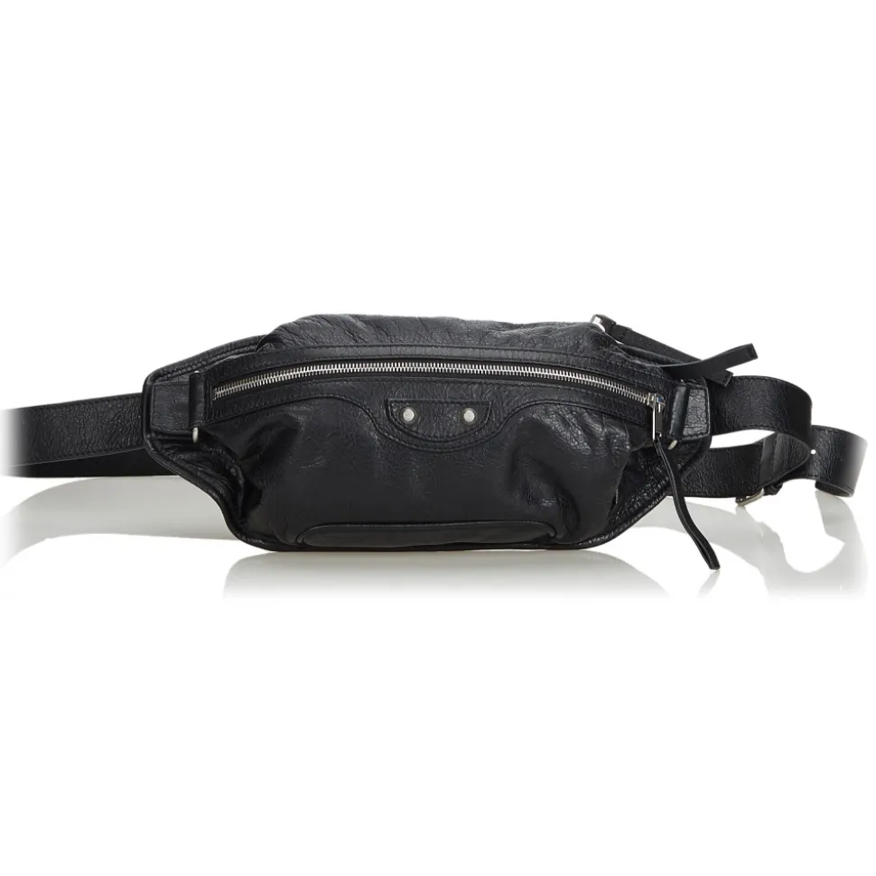 Balenciaga Vintage - Lambskin Neolife Belt Bag - Black - Lambskin Leather Belt Bag - Luxury High Quality - Avvenice