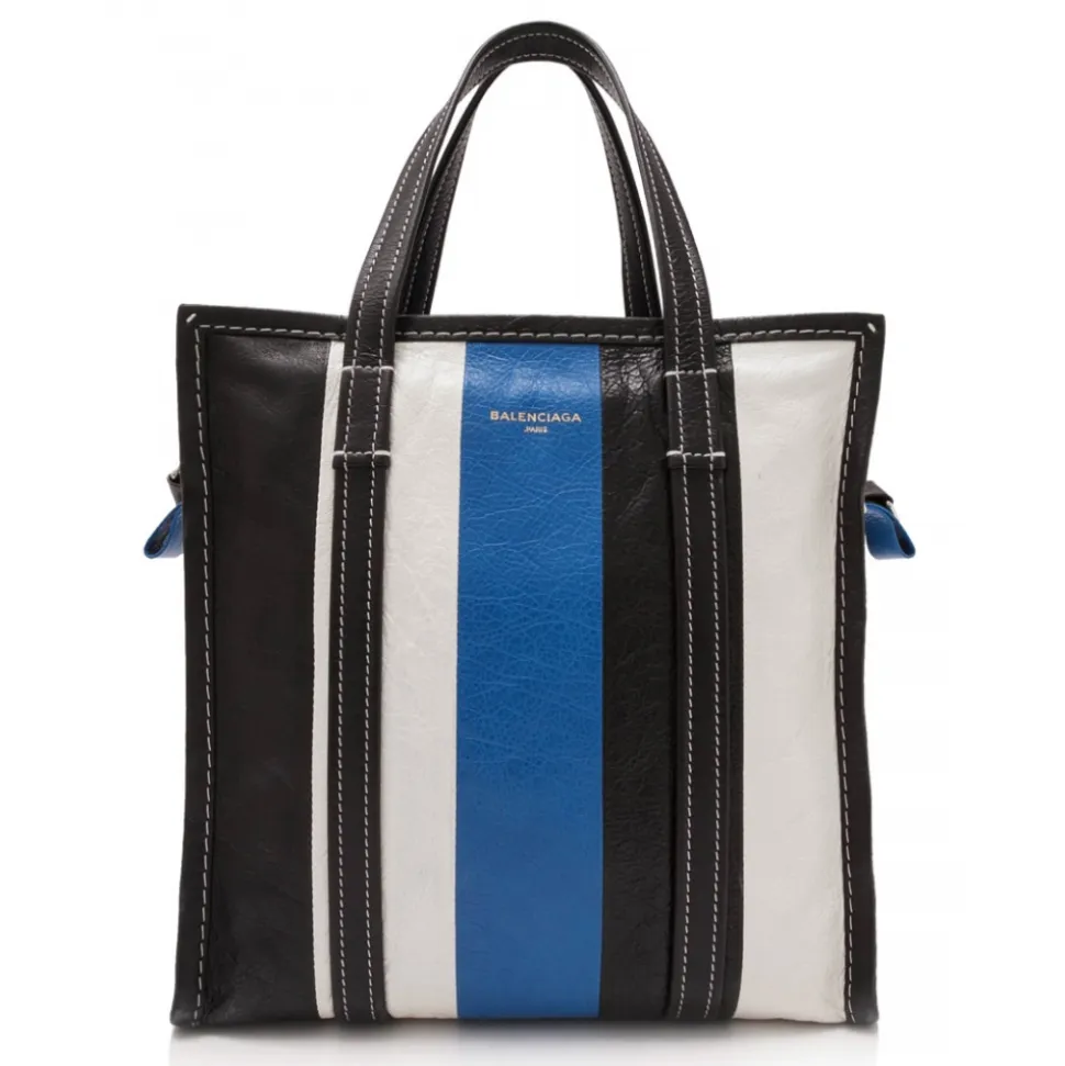 Balenciaga Vintage - Lambskin Bazar Shopper S Bag - Black - Lambskin Leather Bag - Luxury High Quality - Avvenice