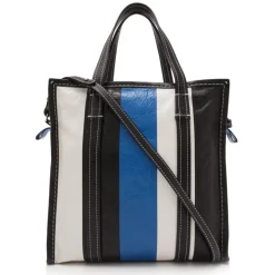 Balenciaga Vintage - Lambskin Bazar Shopper S Bag - Black - Lambskin Leather Bag - Luxury High Quality - Avvenice