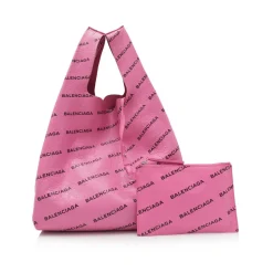 Balenciaga Vintage - Lambskin Supermarket Shopper M Bag - Pink - Lambskin Leather Bag - Luxury High Quality - Avvenice