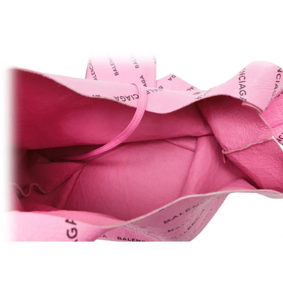 Balenciaga Vintage - Lambskin Supermarket Shopper M Bag - Pink - Lambskin Leather Bag - Luxury High Quality - Avvenice