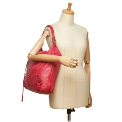 Balenciaga Vintage - Leather Motocross Classic Day Bag - Pink - Leather Handbag - Luxury High Quality - Avvenice