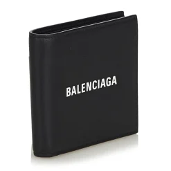Balenciaga Vintage - Leather Everyday Square Wallet - Black - Leather Wallet - Luxury High Quality - Avvenice