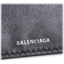 Balenciaga Vintage - Leather Everyday Square Wallet - Black - Leather Wallet - Luxury High Quality - Avvenice