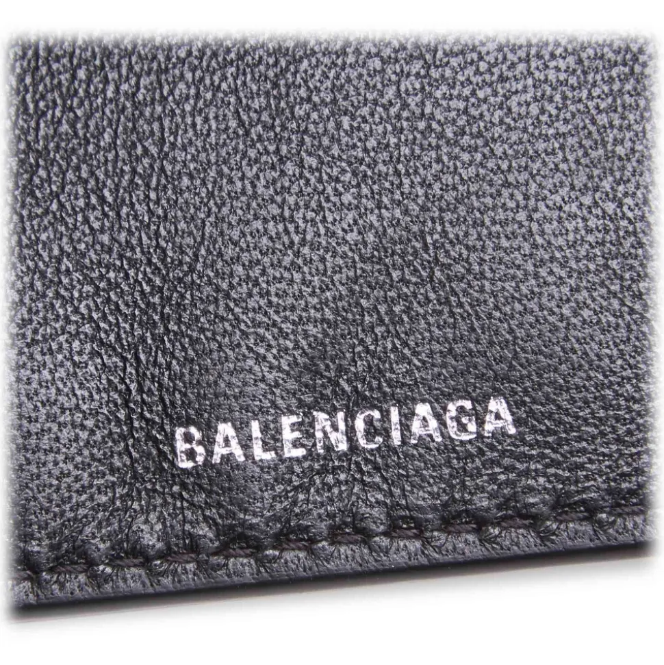Balenciaga Vintage - Leather Everyday Square Wallet - Black - Leather Wallet - Luxury High Quality - Avvenice