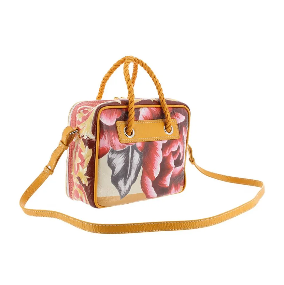 Balenciaga Vintage - Leather Blanket Square Satchel Bag - Red - Leather Handbag - Luxury High Quality - Avvenice