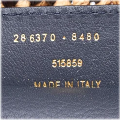 Balenciaga Vintage - Motocross Classic Panier Basket Bag - Brown Beige - Leather and Straw Handbag - Luxury High Quality - Avvenice