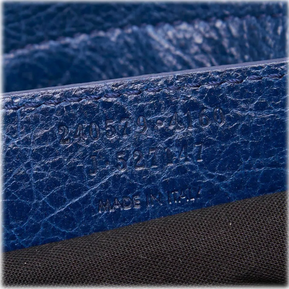 Balenciaga Vintage - Motocross Classic First Bag - Blue Navy - Leather Handbag - Luxury High Quality - Avvenice