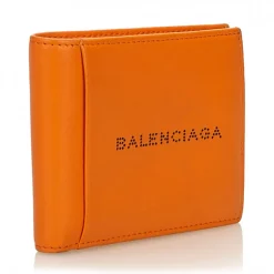 Balenciaga Vintage - Small Leather Wallet - Orange - Leather Wallet - Luxury High Quality - Avvenice