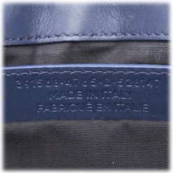 Balenciaga Vintage - Straw Le Dix Satchel - Blue Navy - Straw and Leather Handbag - Luxury High Quality - Avvenice